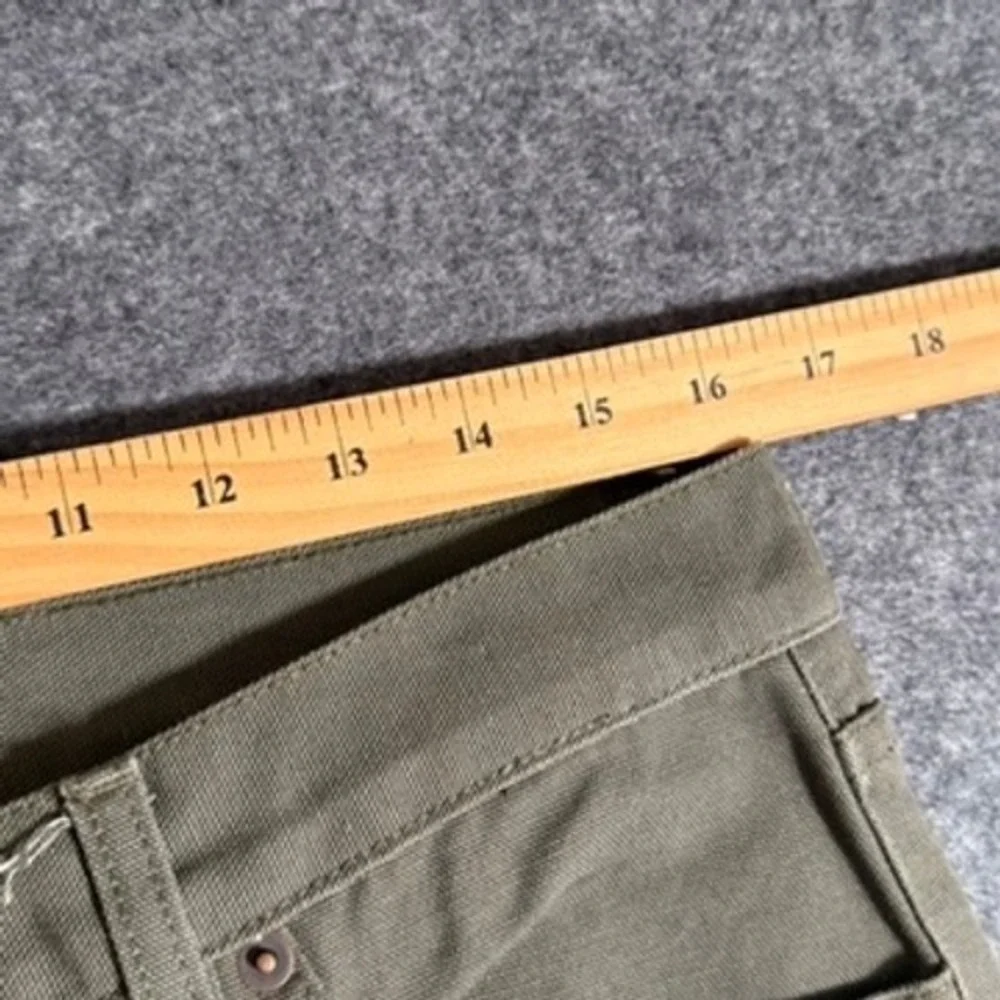 Blue&Gold Mens Khaki Canvas Work Pants Size 34 Fits‎ 32x33 Slim Straight Casual